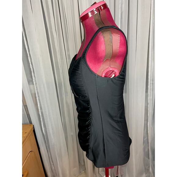 Athena tankini top black ruched - Picture 4 of 9